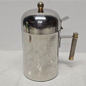 Inox 18-10 Ghia Serie Italy Stainless Steel Milk Frother Pitcher